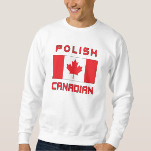 Canada Polish Canadian Flag Sweatshirt