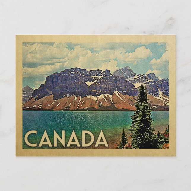 Canada Postcard Vintage Travel (Front)