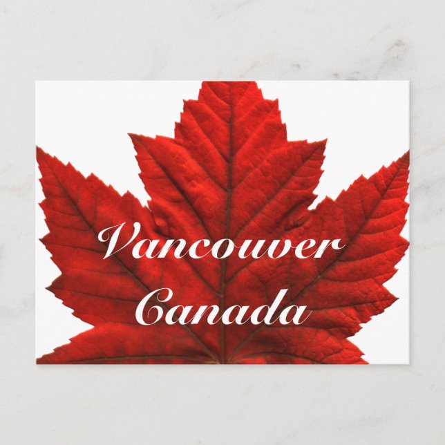 Canada Postcards Custom Canada Souvenir Postcards (Front)