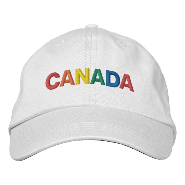 Canada Pride Embroidered Hat (Front)