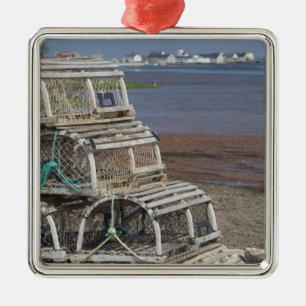 Canada, Prince Edward Island, Rustico. Lobster Metal Tree Decoration