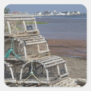 Canada, Prince Edward Island, Rustico. Lobster Square Sticker