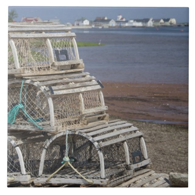 Canada, Prince Edward Island, Rustico. Lobster Tile (Front)