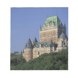 Canada, Quebec City. Chateau Frontenac. Notepad
