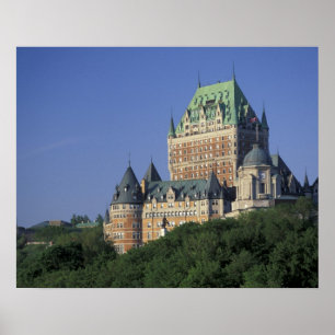 Canada, Quebec City. Chateau Frontenac. Poster