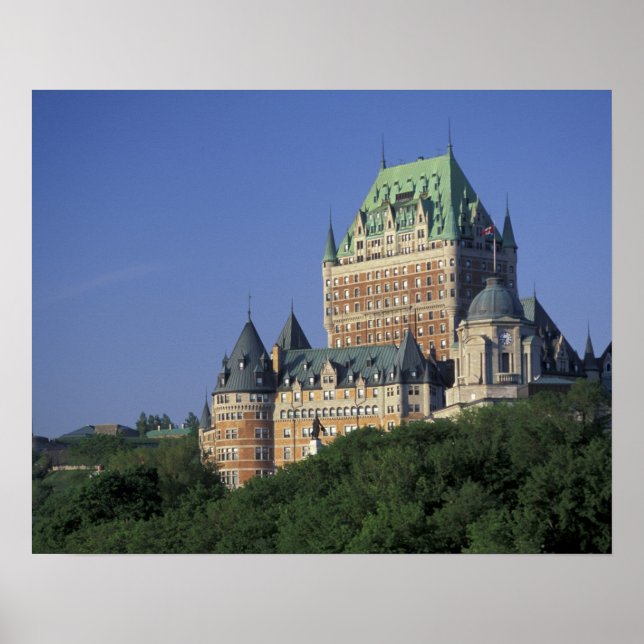 Canada, Quebec City.  Chateau Frontenac. Poster (Front)