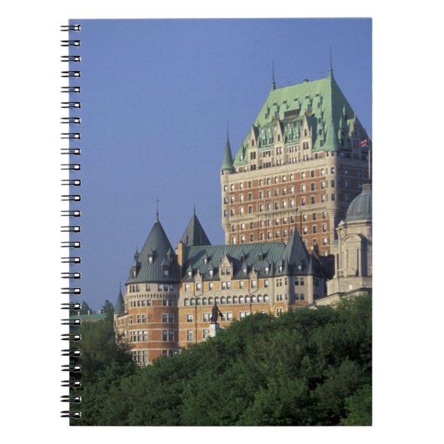 Canada, Quebec City.  Chateau Frontenac. Spiral Notebook (Front)