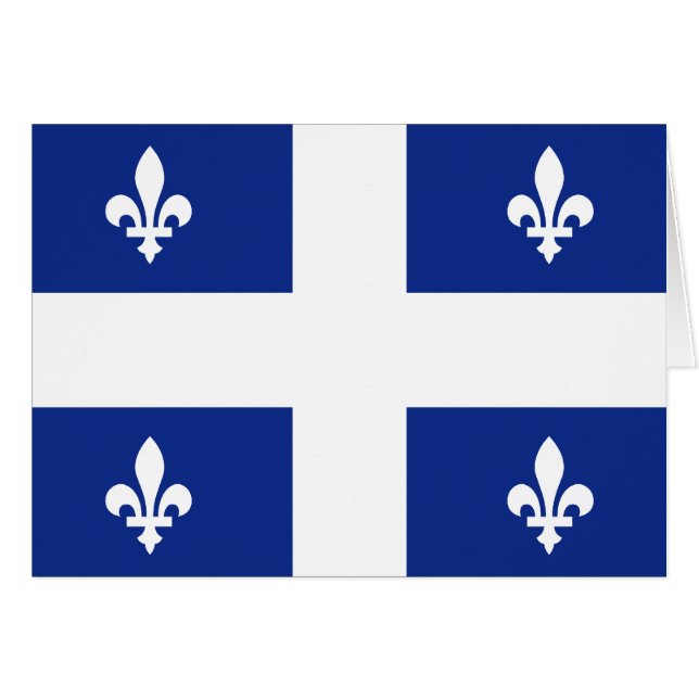 Canada Quebec Flag (Front Horizontal)