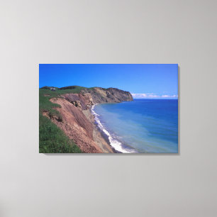 Canada, Quebec, Magdalen Islands, Cap Alright 2 Canvas Print