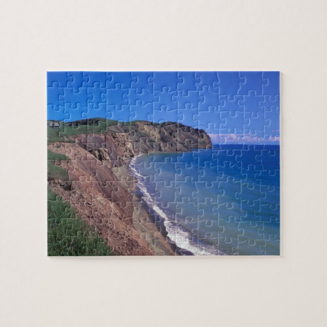 Canada, Quebec, Magdalen Islands, Cap Alright 2 Jigsaw Puzzle (Horizontal)