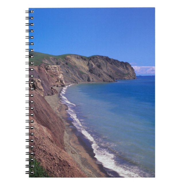 Canada, Quebec, Magdalen Islands, Cap Alright 2 Spiral Notebook (Front)