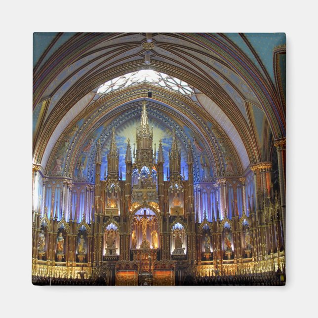 Canada,  Quebec,  Montreal. Interior of Notre 2 Magnet (Front)