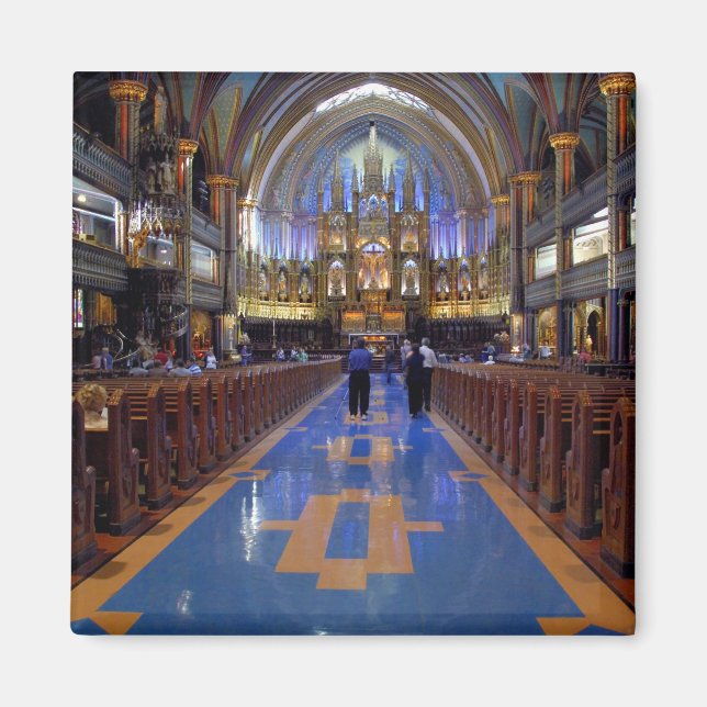 Canada,  Quebec,  Montreal. Interior of Notre 3 Magnet (Front)