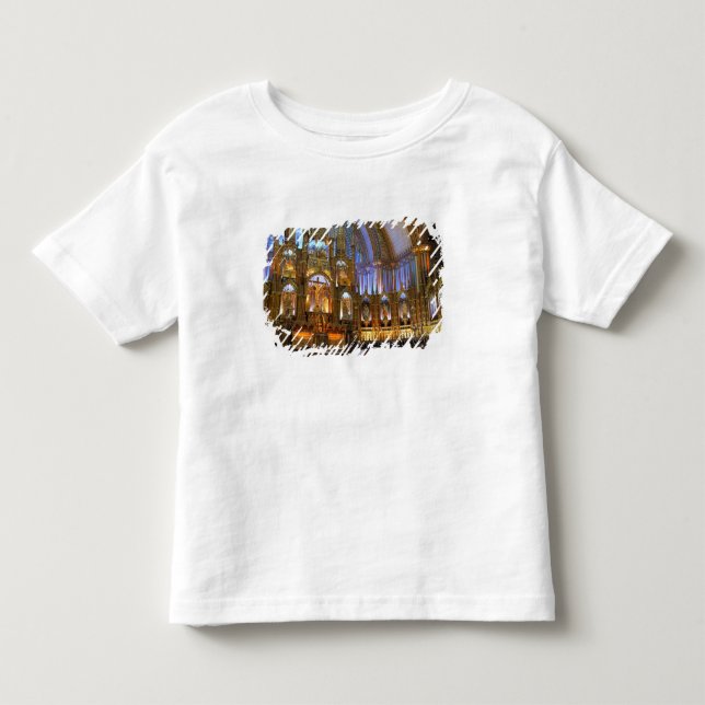 Canada,  Quebec,  Montreal. Interior of Notre Toddler T-Shirt (Front)