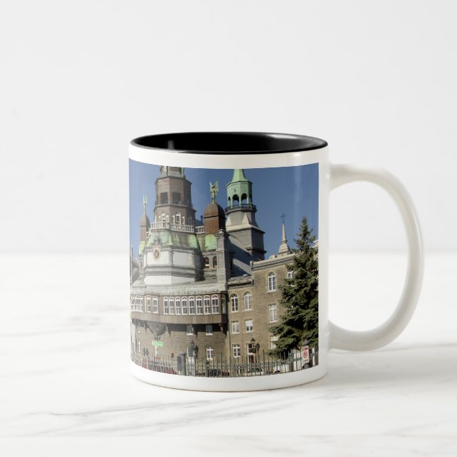 Canada,  Quebec,  Montreal. Old Montreal Two-Tone Coffee Mug (Right)