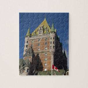 Canada, Quebec, Quebec City. Fairmont Chateau Jigsaw Puzzle