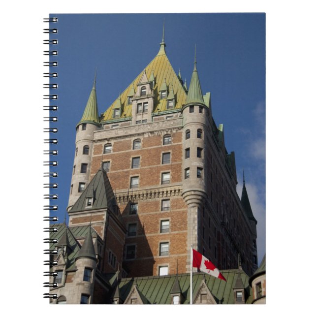 Canada, Quebec, Quebec City. Fairmont Chateau Spiral Notebook (Front)