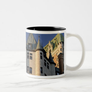 Canada, Quebec, Quebec City. Fairmont Chateau Two-Tone Coffee Mug