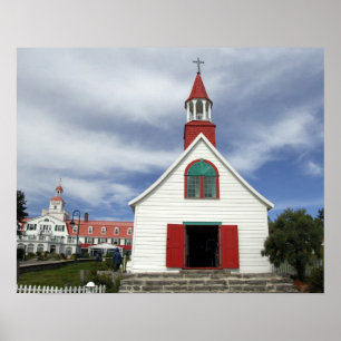 Canada,  Quebec,  Tadoussac. Petite Chapelle, Poster