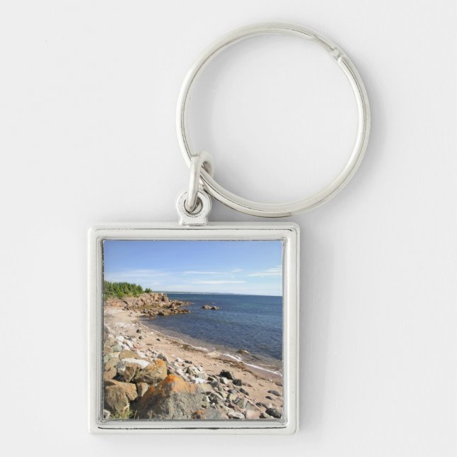 Canada, Quebec. VIA Rail Canada train The 2 Key Ring (Front)