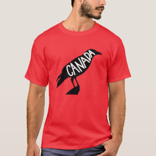Canada Raven Crow Bird Environment and Nature vint T-Shirt