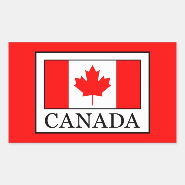 Canada Rectangular Sticker (Front)