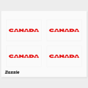 Canada Rectangular Sticker