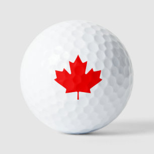 Canada Red Maple Leaf Golf Balls