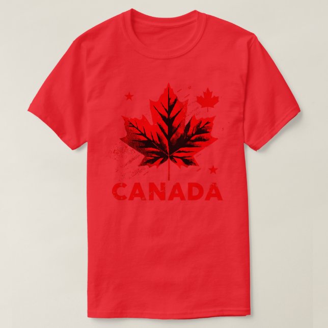 Canada Retro Aesthetic T-Shirt (Design Front)