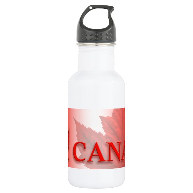 Canada Retro Maple Leaf Souvenir 532 Ml Water Bottle (Front)