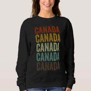 Canada Retro Vintage Sweatshirt