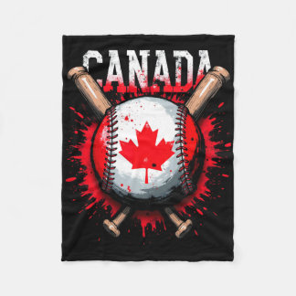 Canada Sell Maple Leaf  Fleece Blanket