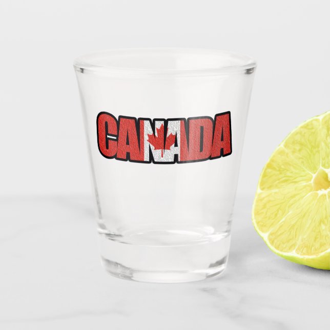 Canada Shot Glass (Front)