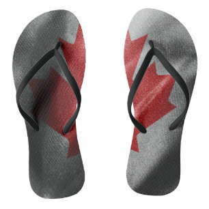 Canada silk flag jandals