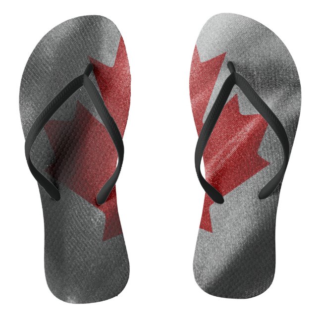 Canada silk flag jandals (Footbed)