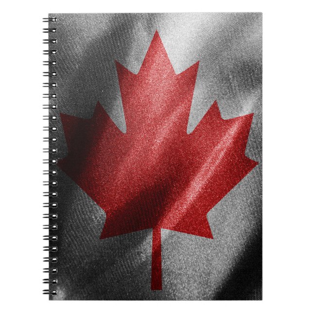 Canada silk flag notebook (Front)