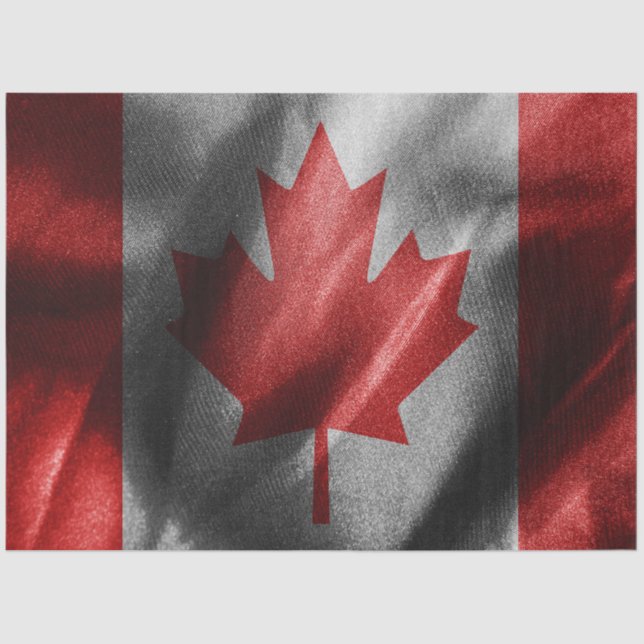 Canada silk flag tissue paper (Front)