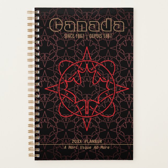 Canada Since 1867 5.5" x 8.5" Planner (Front)