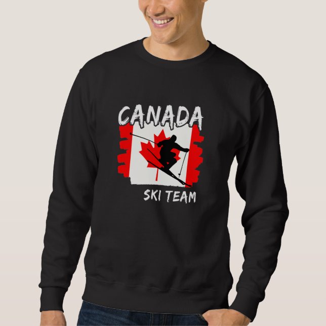 Canada Ski   Sweatshirt (Front)
