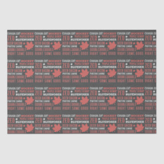 Canada Slang Subway Art Tissue Paper