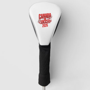 Canada Soccer 2026 Soccer Bold Country Typography Golf Head Cover