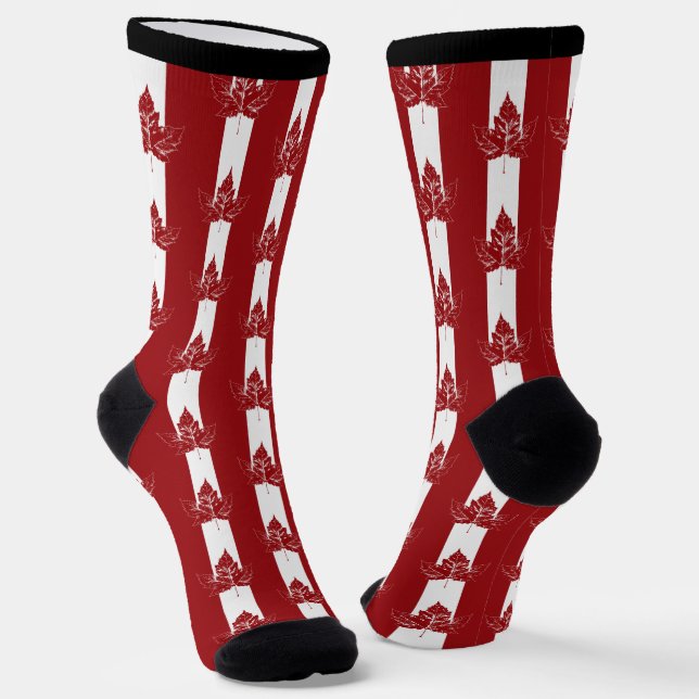 Canada Socks Cool Canada Socks Custom Souvenir (Angled)
