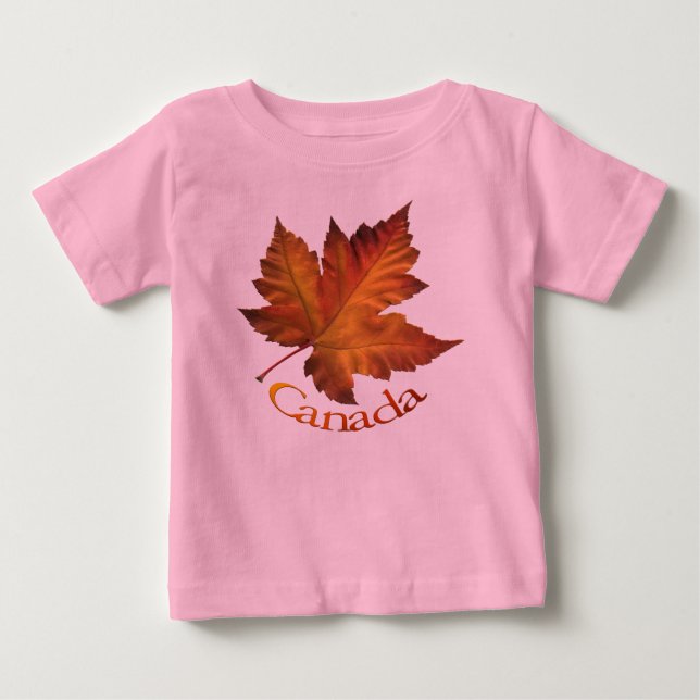 Canada Souvenir Baby T-shirt Toddler Canada Shirts (Front)