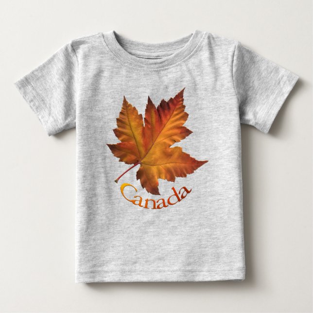 Canada Souvenir Baby T-shirts - Personalised (Front)