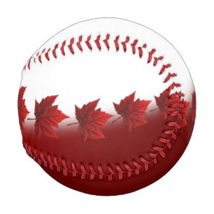 Canada Souvenir Baseballs Canada Maple Leaf