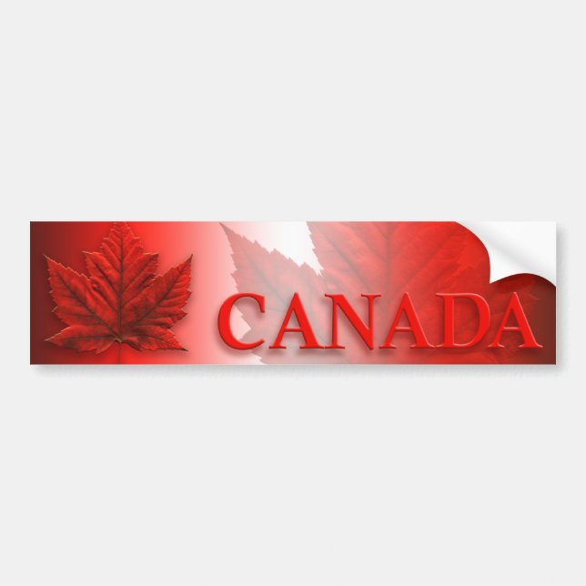 Canada Souvenir Bumper Sticker Gifts (Front)