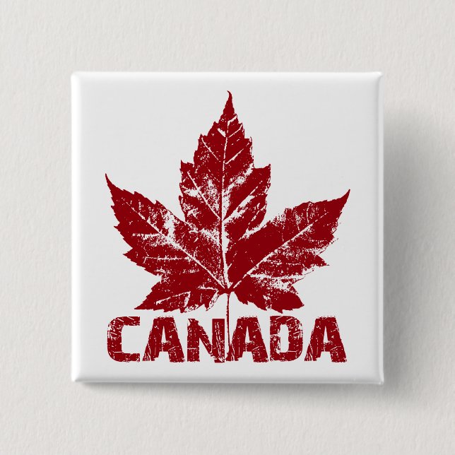 Canada Souvenir Button Cool Canada Buttons Gifts (Front)