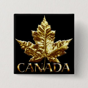 Canada Souvenir Button Gold Canada Buttons Gifts