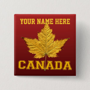 Canada Souvenir Button Varsity Canada Buttons Pins