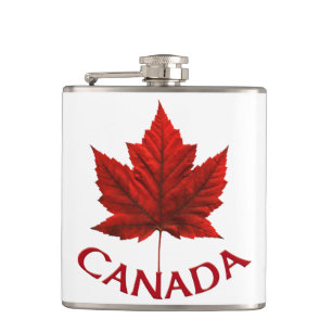 Canada Souvenir Flask Canada Flag Drink Flask Gift
